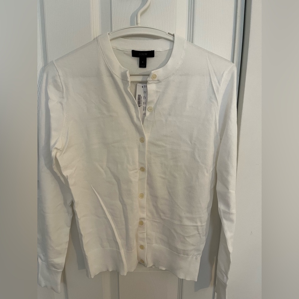 J crew classic cardigan lightweight sweater